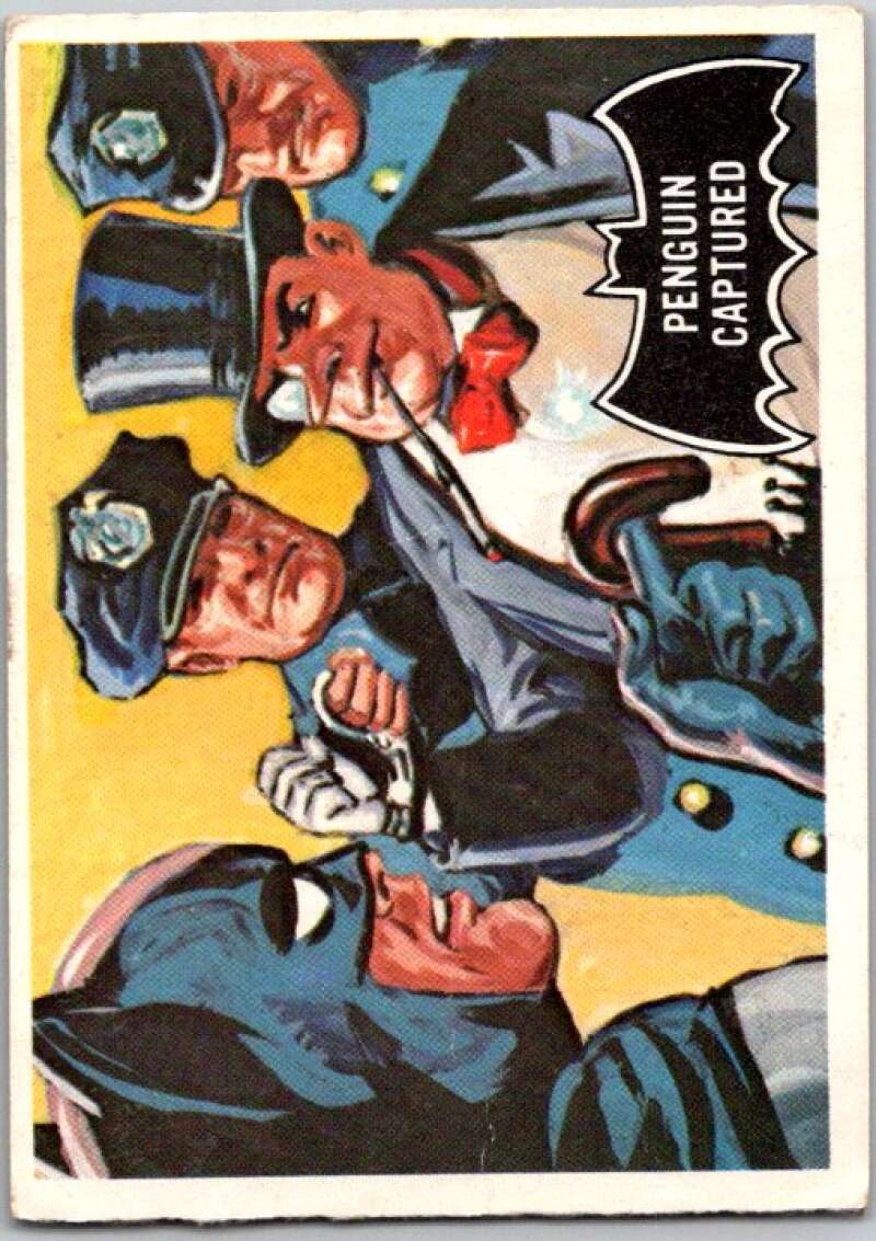 1966 Topps Batman Black Bat #24 Penguin Captured V36453