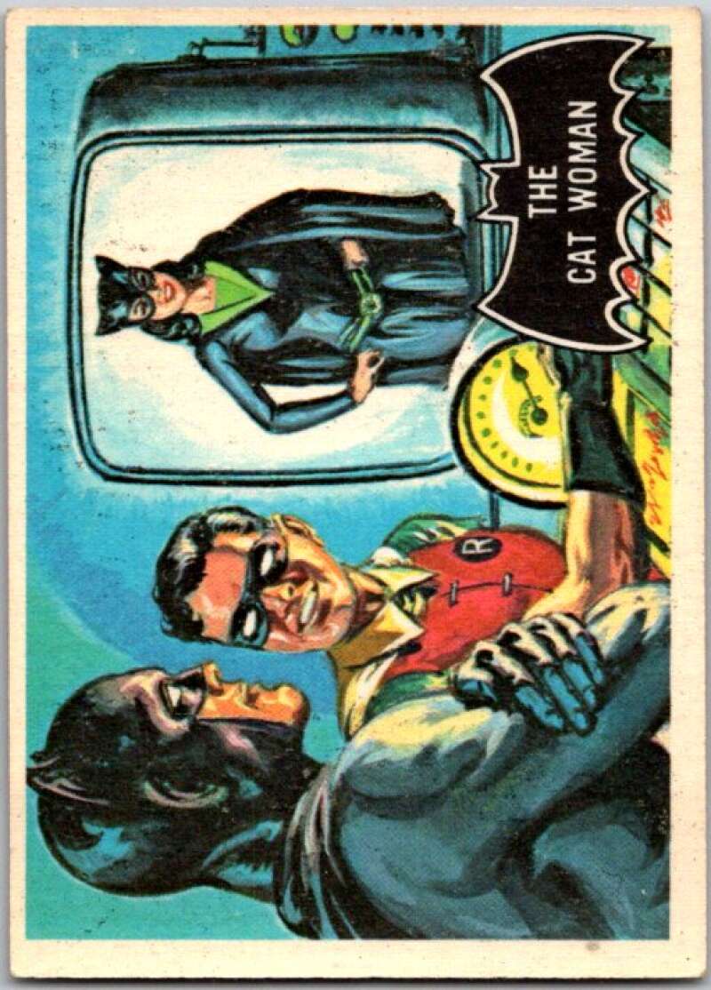1966 Topps Batman Black Bat #25 The Cat Woman V36456