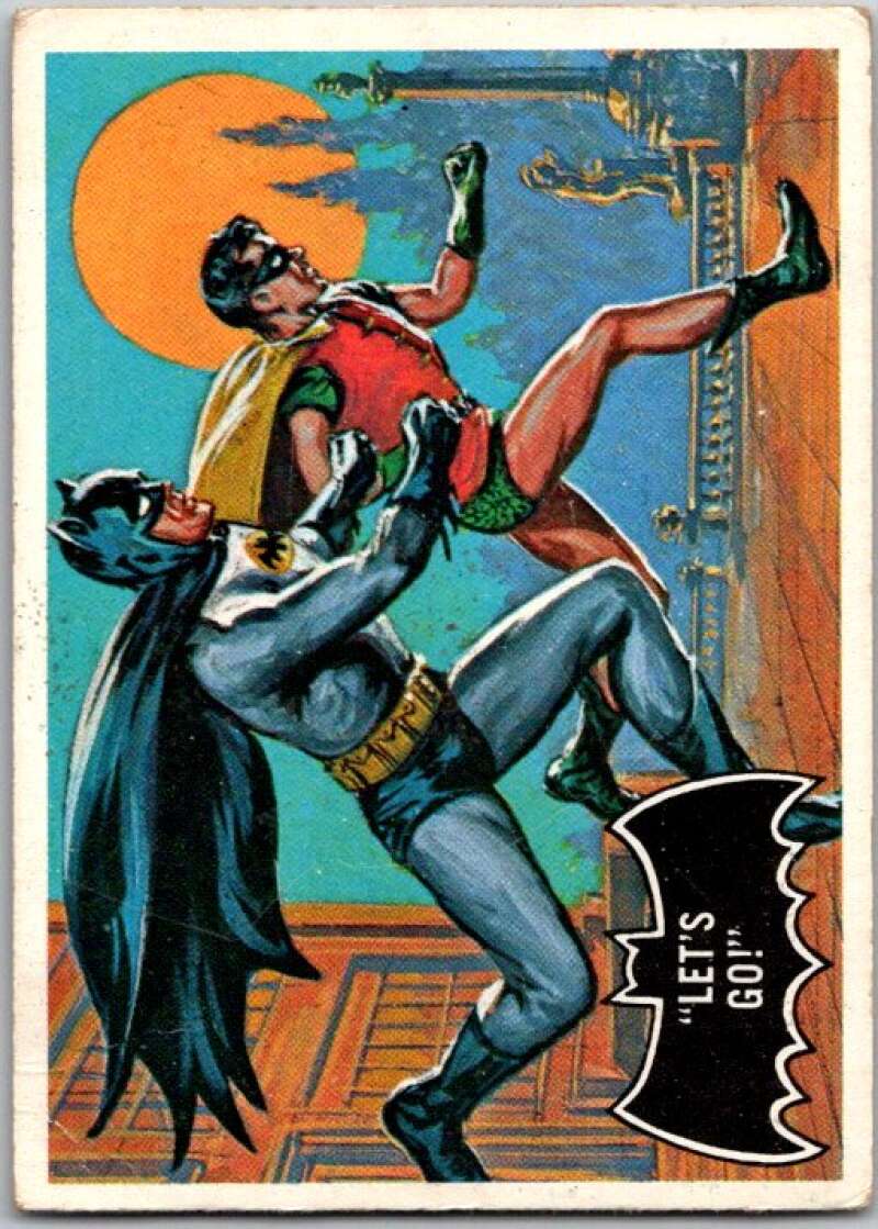 1966 Topps Batman Black Bat #28 Let's Go V36459