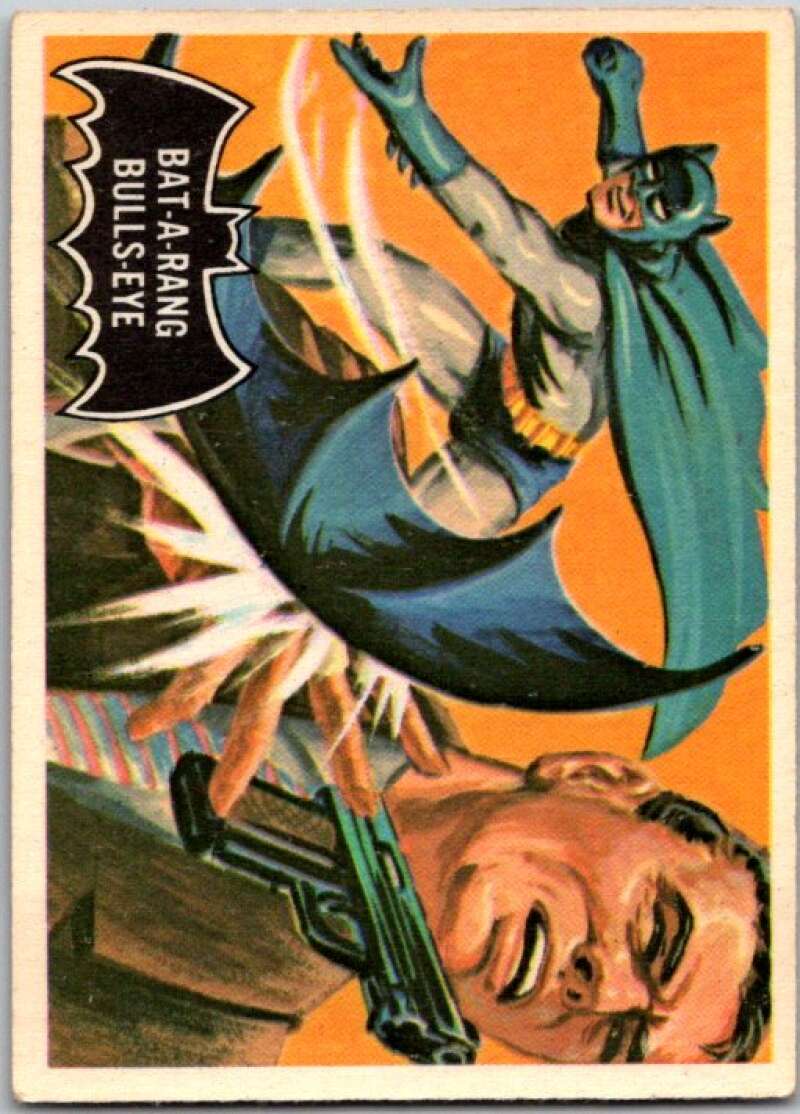 1966 Topps Batman Black Bat #32 Bat-a-bang Bulls-eye V36465