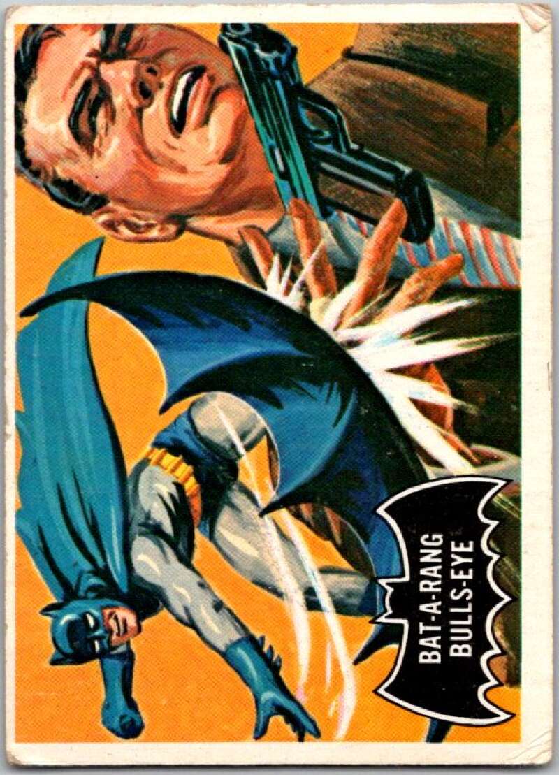 1966 Topps Batman Black Bat #32 Bat-a-bang Bulls-eye V36466