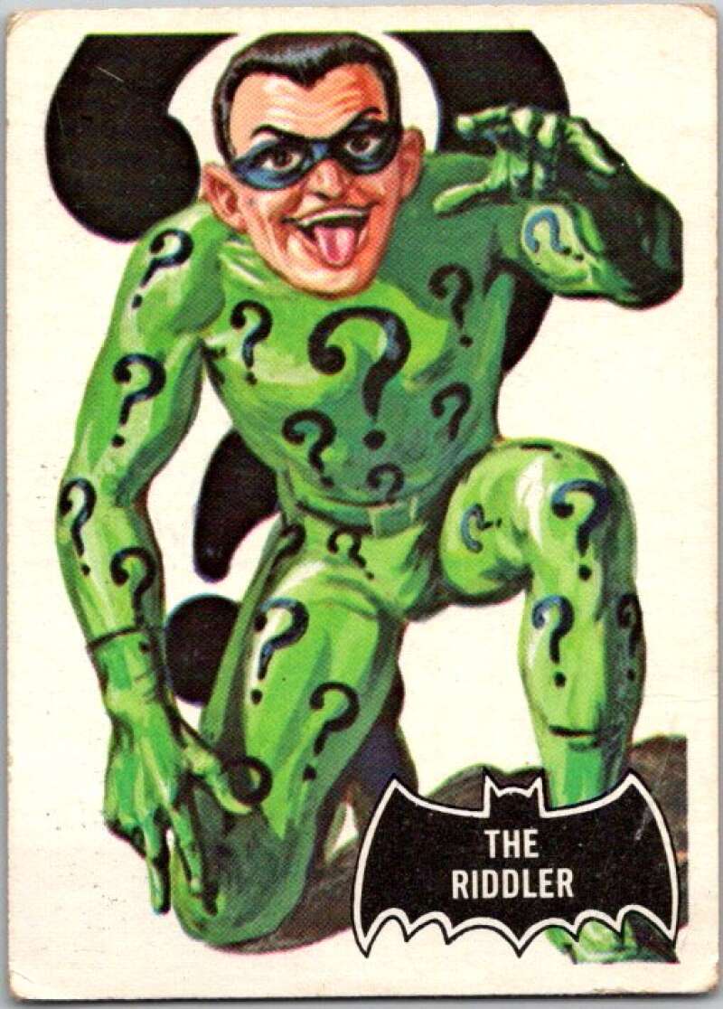 1966 Topps Batman Black Bat #36 The Riddler V36473
