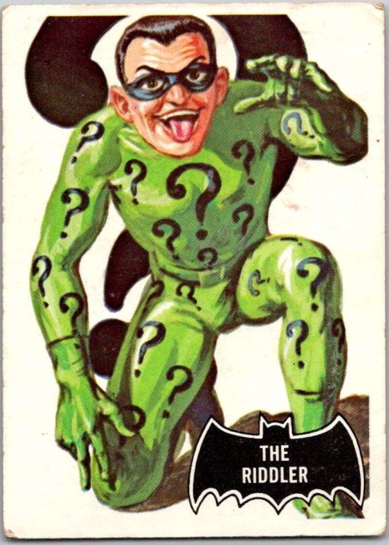1966 Topps Batman Black Bat #36 The Riddler V36474