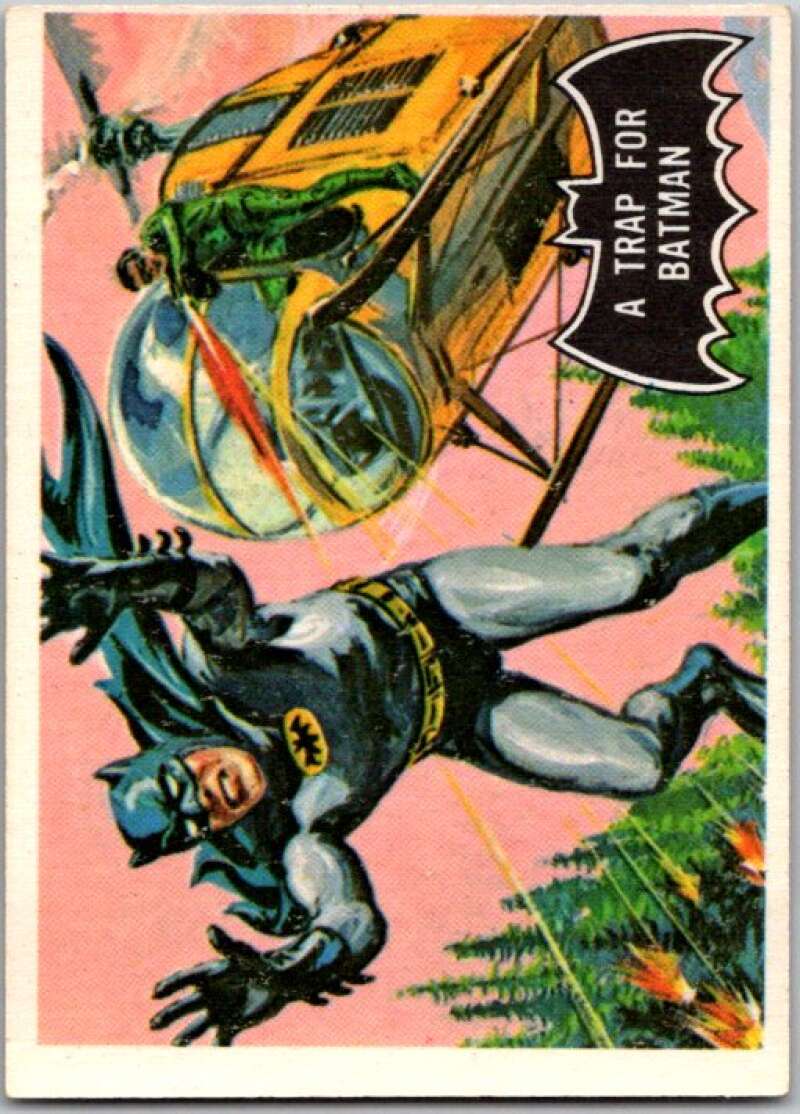 1966 Topps Batman Black Bat #37 A trap for Batman V36477