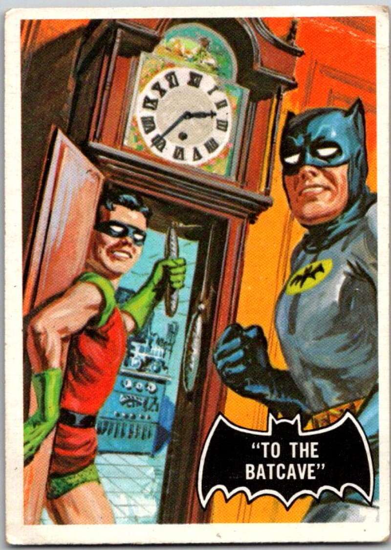 1966 Topps Batman Black Bat #39 To the Batcave V36481