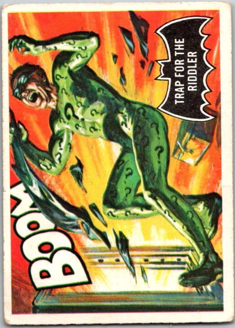 1966 Topps Batman Black Bat #45 Trap for the Riddler V36491