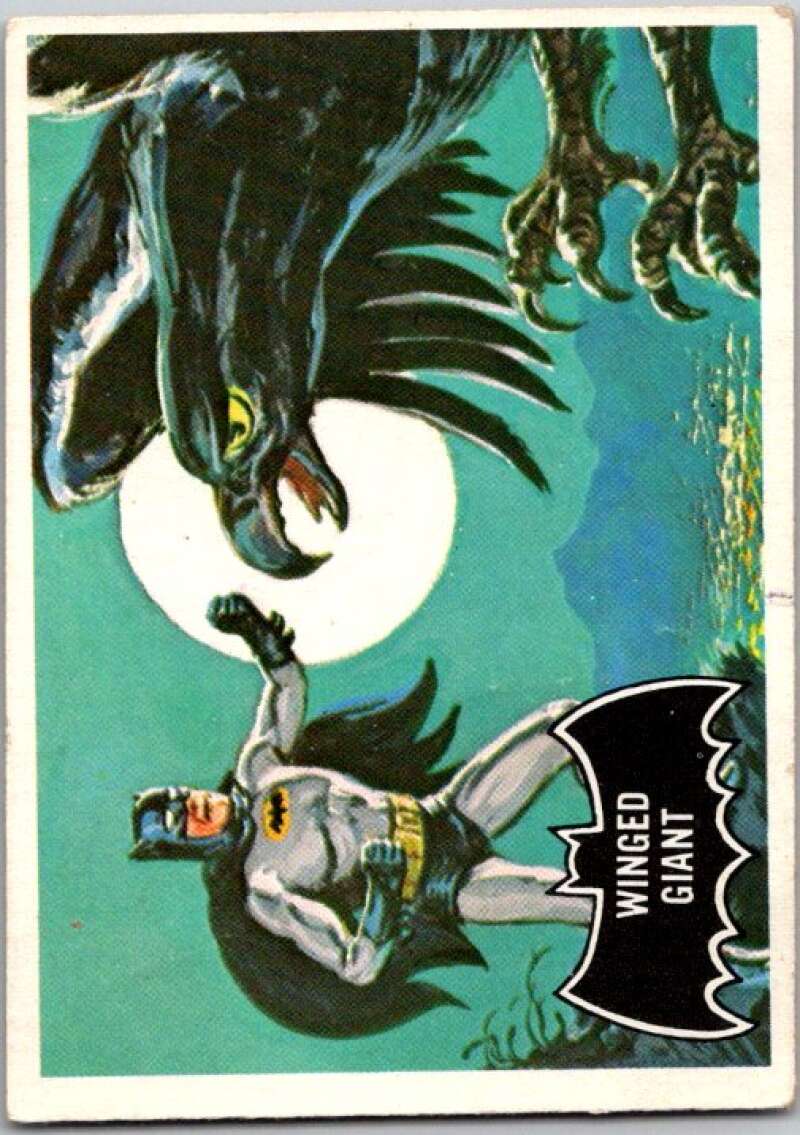 1966 Topps Batman Black Bat #52 Winged Giant V36505