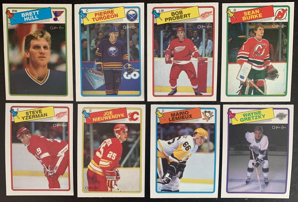 1988-89 O-Pee-Chee Complete Set 1-264 NM-Mint Hull, Roy *0189