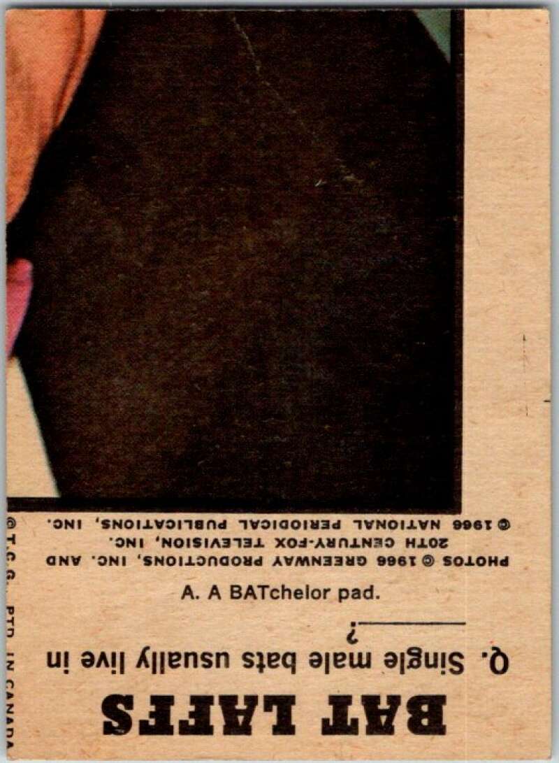 1966 Topps Batman Laffs #17 Batman and Robin V36251