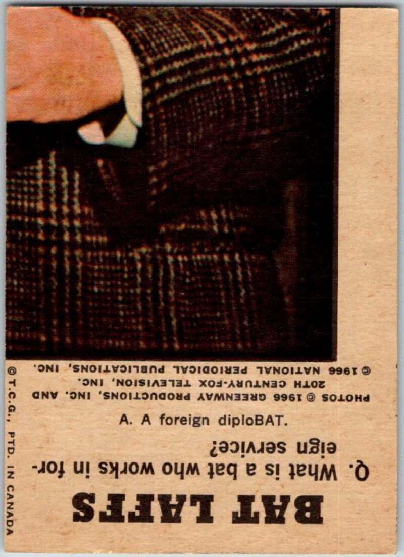 1966 Topps Batman Laffs #23 Batman and Robin V36253