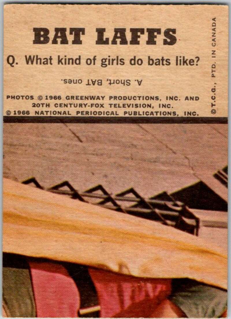 1966 Topps Batman Laffs #38 Batman and Robin   V36260