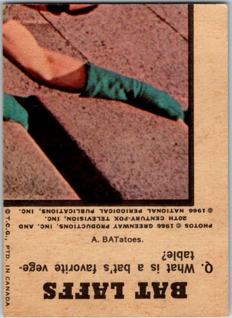 1966 Topps Batman Laffs #40 The Riddler V36262