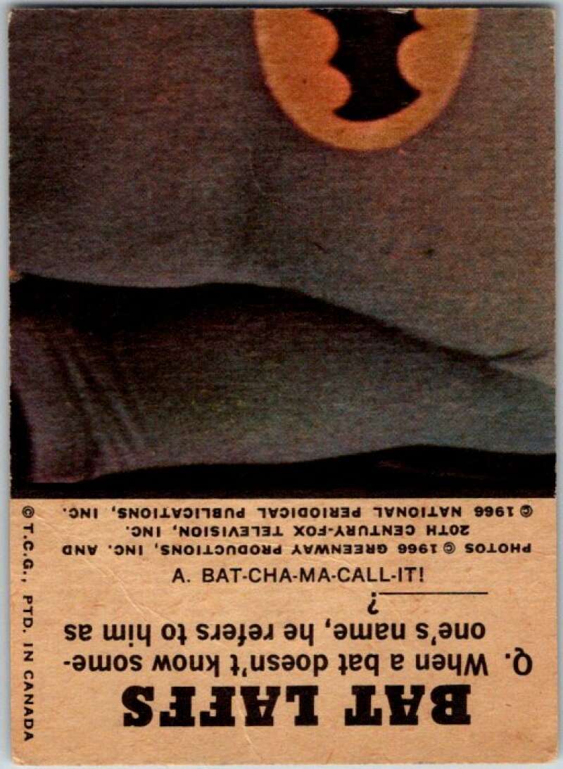 1966 Topps Batman Laffs #41 The Joker V36263