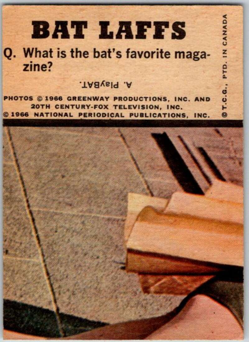 1966 Topps Batman Laffs #50 Batman and Robin V36267