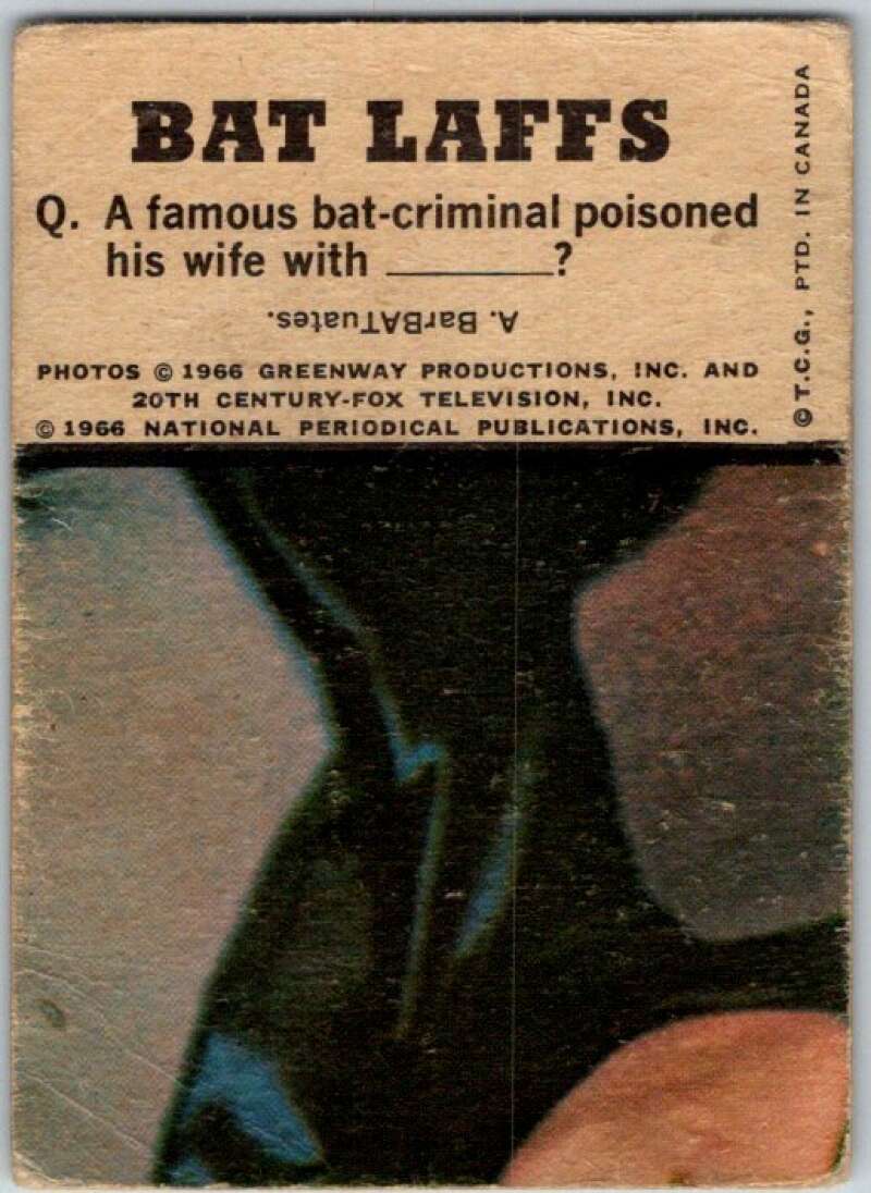 1966 Topps Batman Laffs #53 Batman   V36270