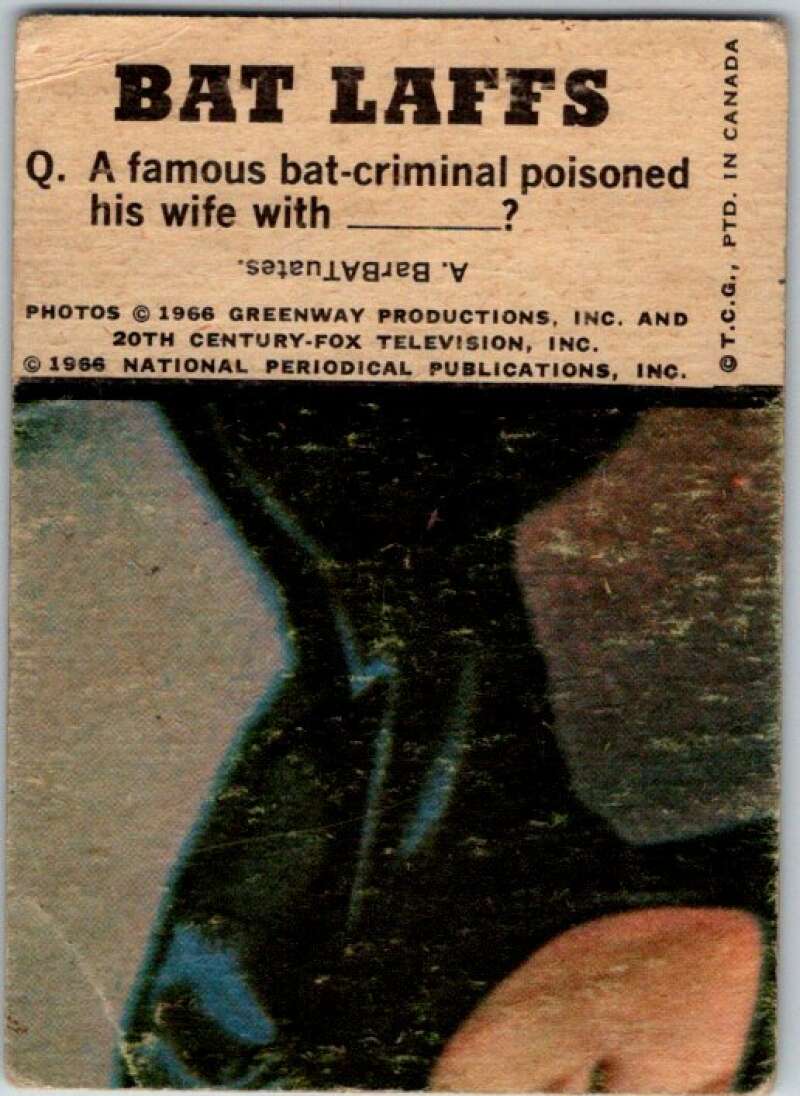1966 Topps Batman Laffs #53 Batman V36271