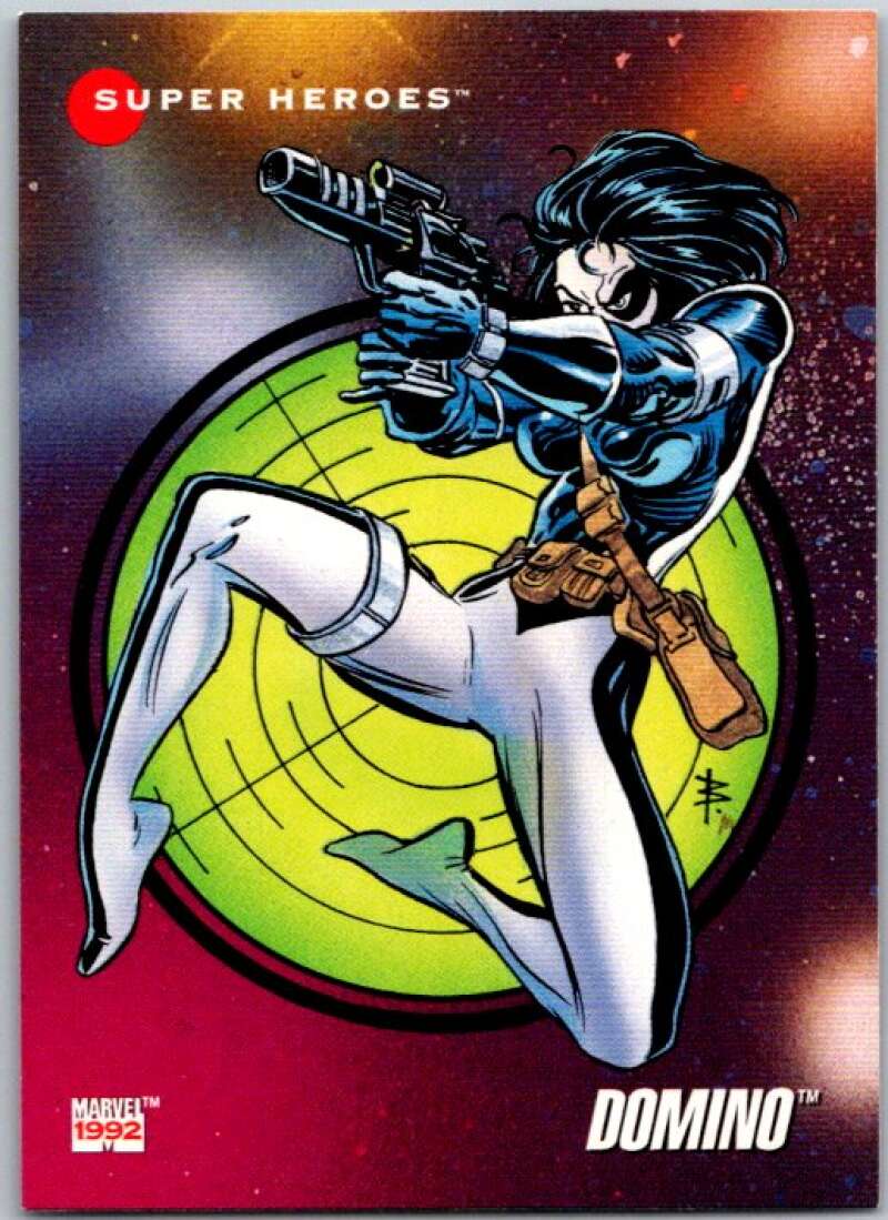 1992 Impel Marvel Universe #19 Domino V36774