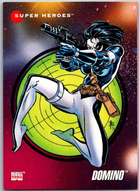 1992 Impel Marvel Universe #19 Domino   V36774