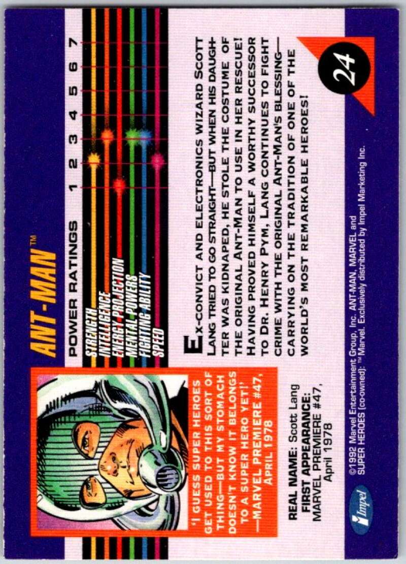 1992 Impel Marvel Universe #24 Ant-Man V36780