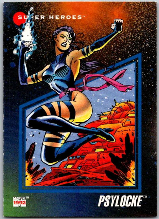1992 Impel Marvel Universe #51 Psylocke   V36788