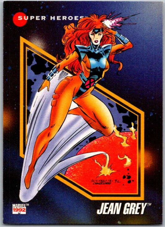 1992 Impel Marvel Universe #66 Jean Grey   V36790