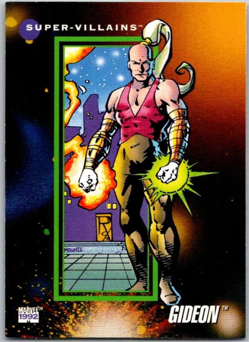 1992 Impel Marvel Universe #122 Gideon V36808
