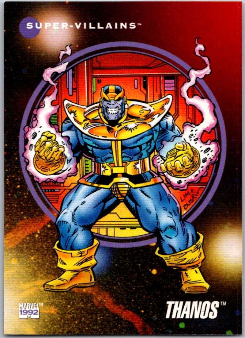 1992 Impel Marvel Universe #126 Thanos V36815