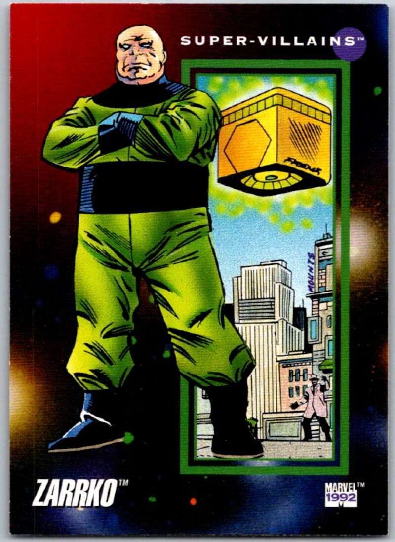 1992 Impel Marvel Universe #127 Zarrko V36817