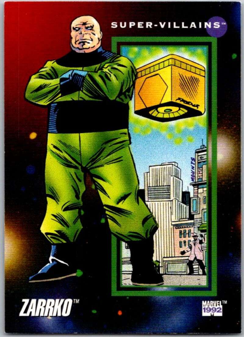 1992 Impel Marvel Universe #127 Zarrko V36818