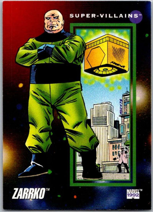 1992 Impel Marvel Universe #127 Zarrko   V36818