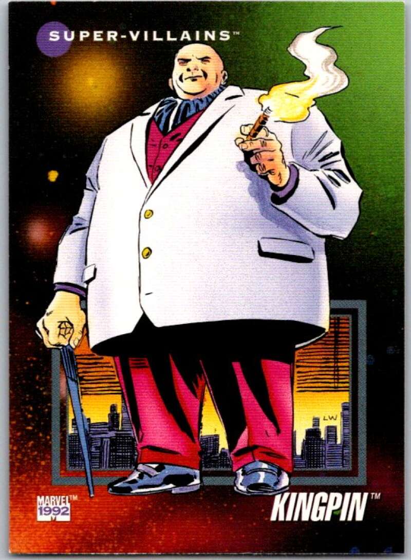 1992 Impel Marvel Universe #130 Kingpin V36823