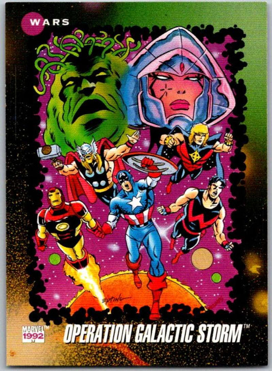 1992 Impel Marvel Universe #186 Operation Galactic Storm   V36832