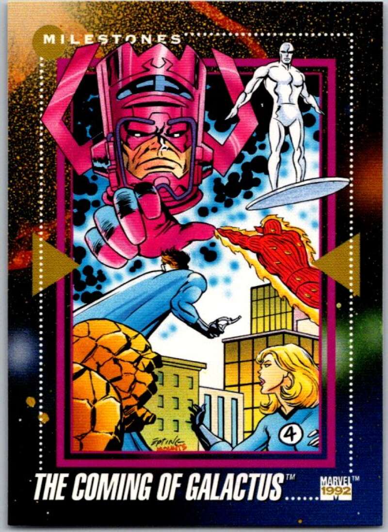 1992 Impel Marvel Universe #196 The Coming of Galactus V36834