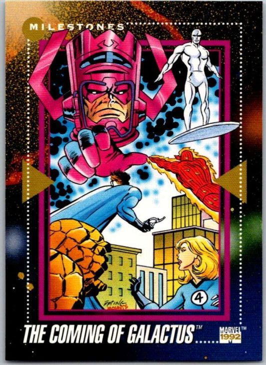 1992 Impel Marvel Universe #196 The Coming of Galactus   V36834