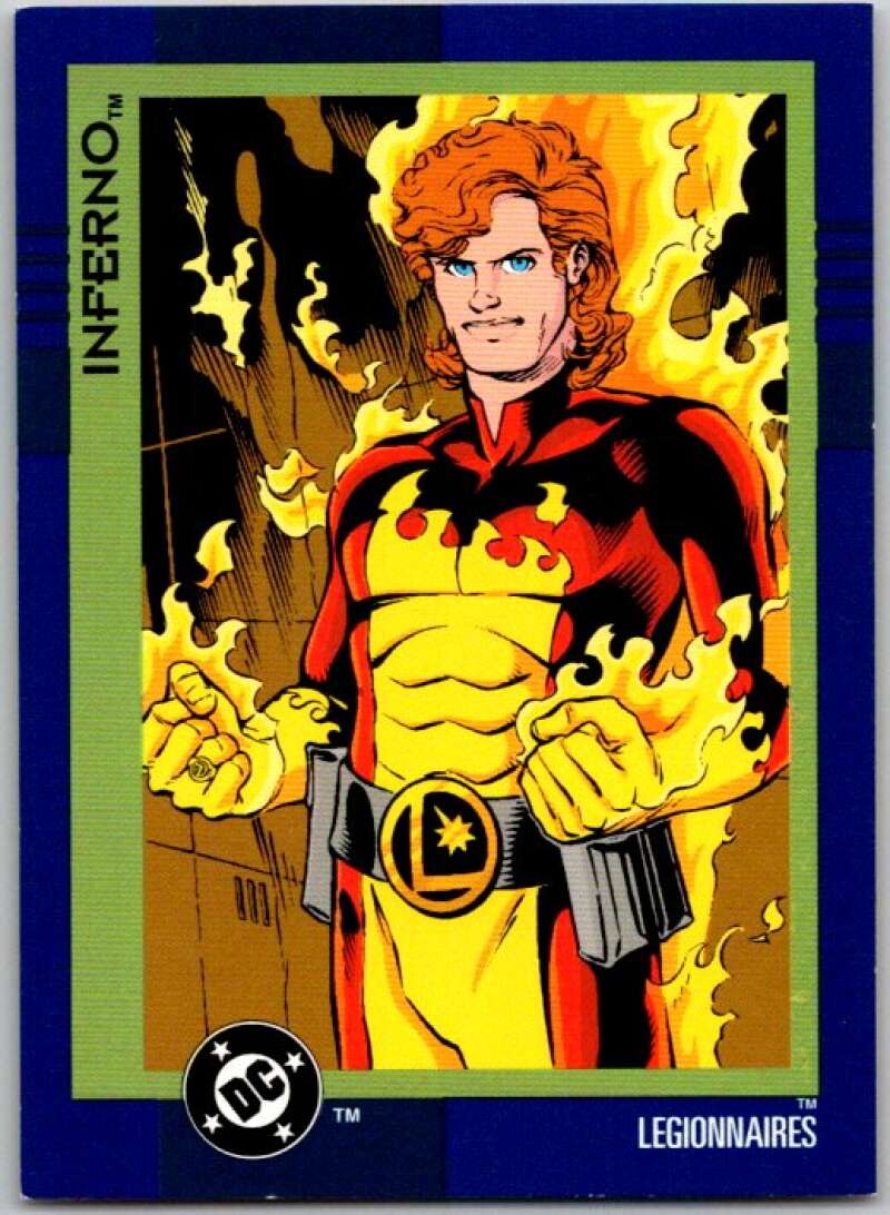 1993 SkyBox DC Comics #91 Legionnaires - Inferno V36915