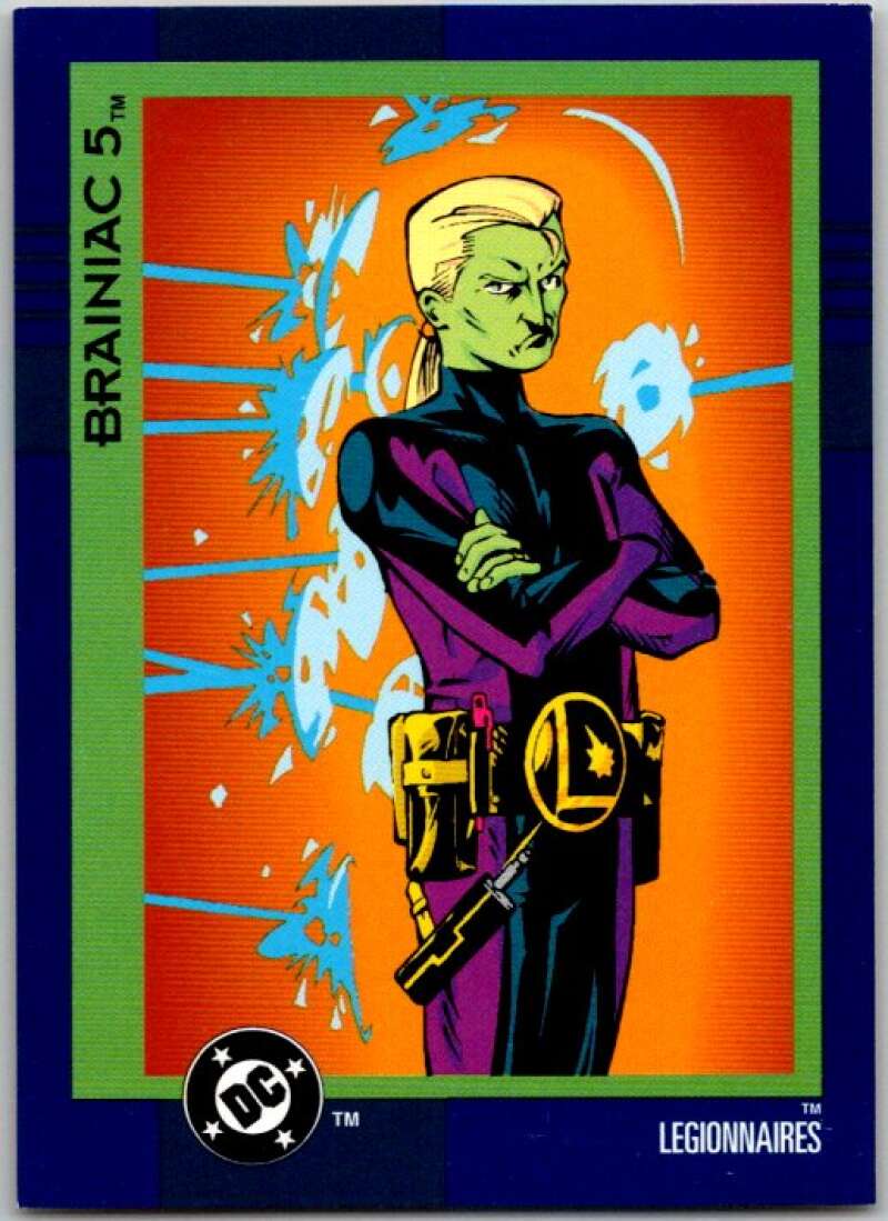 1993 SkyBox DC Comics #93 Legionnaires - Brainiac 5 V36918