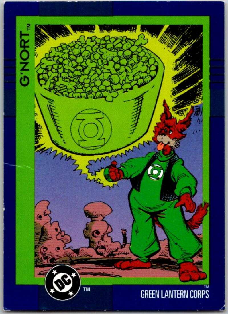 1993 SkyBox DC Comics #111 Green Lantern orps - G'Nort V36930
