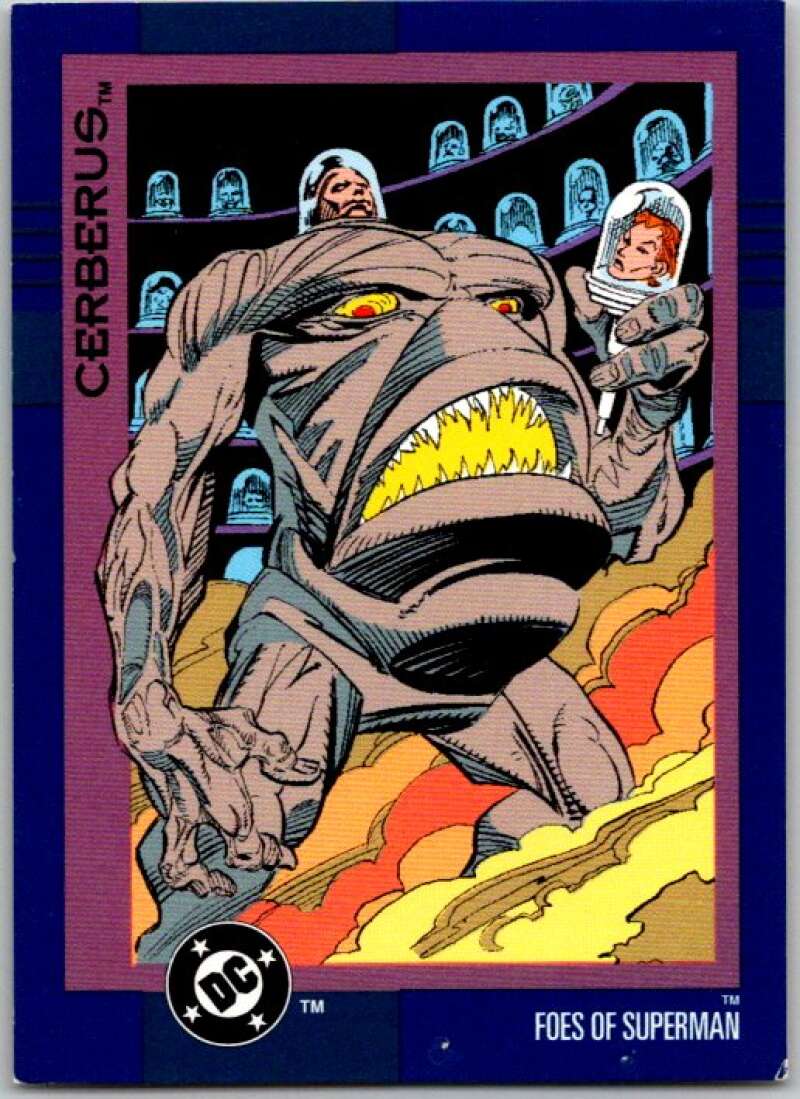 1993 SkyBox DC Comics #136 Foes of Superman - Cerberus V36952