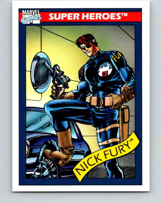 1990 Impel Marvel Universe #5 Nick Fury   V36302