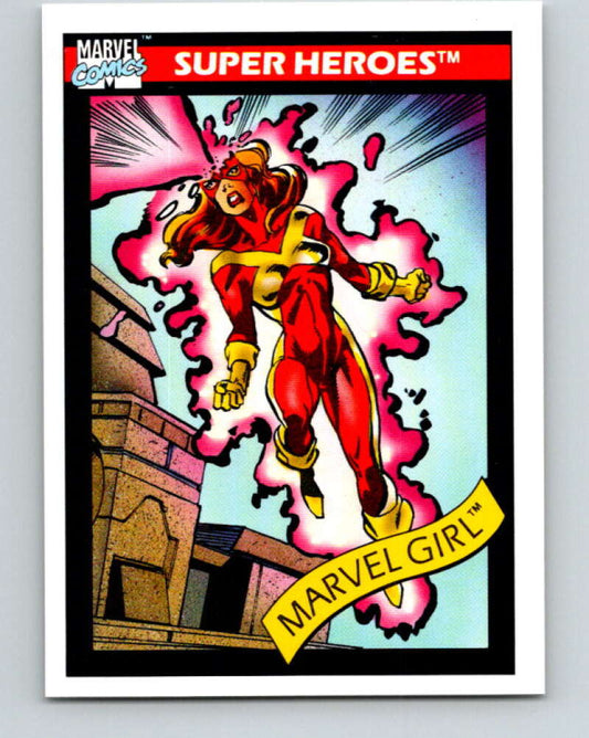 1990 Impel Marvel Universe #9 Marvel Girl   V36305
