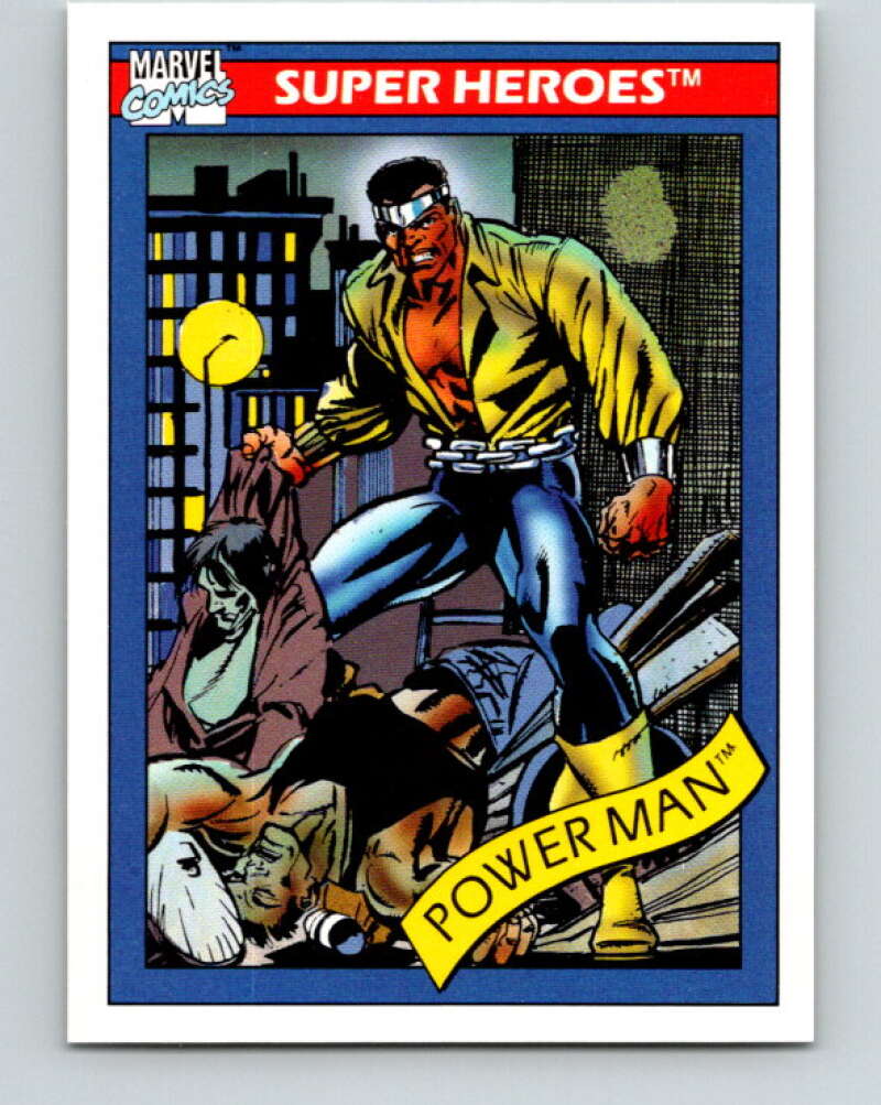 1990 Impel Marvel Universe #12 Power Man V36307
