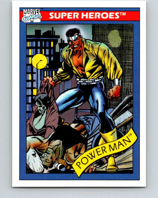 1990 Impel Marvel Universe #12 Power Man   V36307