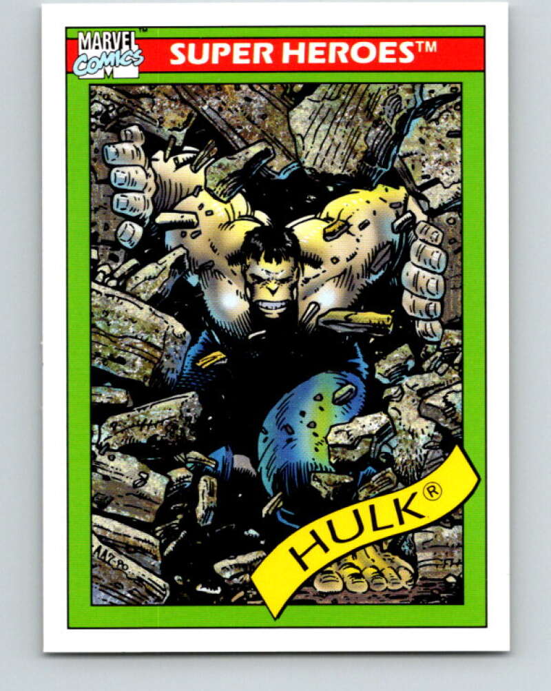 1990 Impel Marvel Universe #17 Hulk gray   V36311