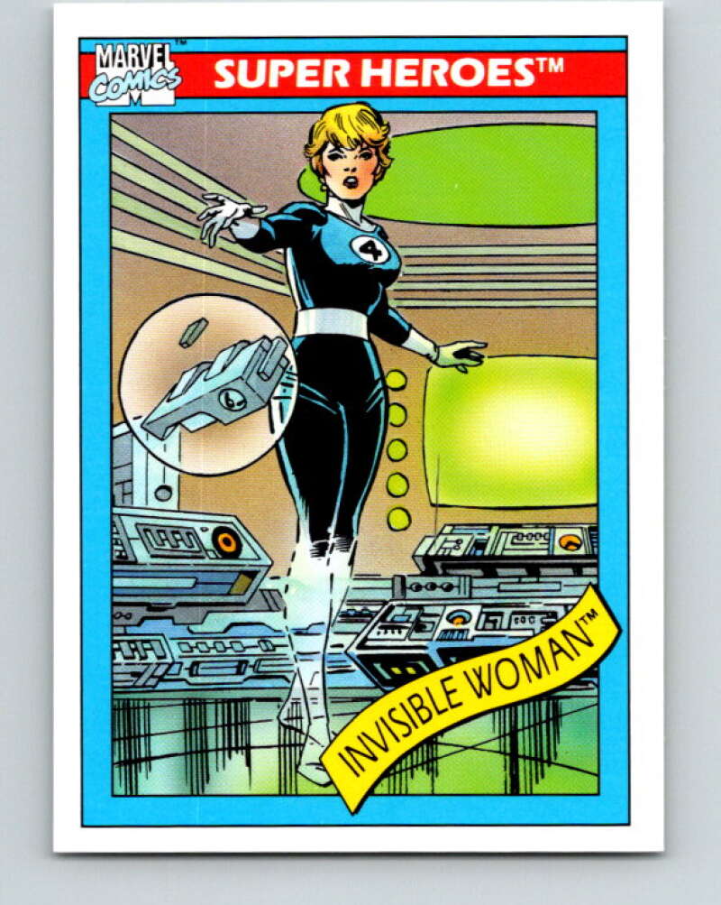 1990 Impel Marvel Universe #43 Invisible Woman V36326