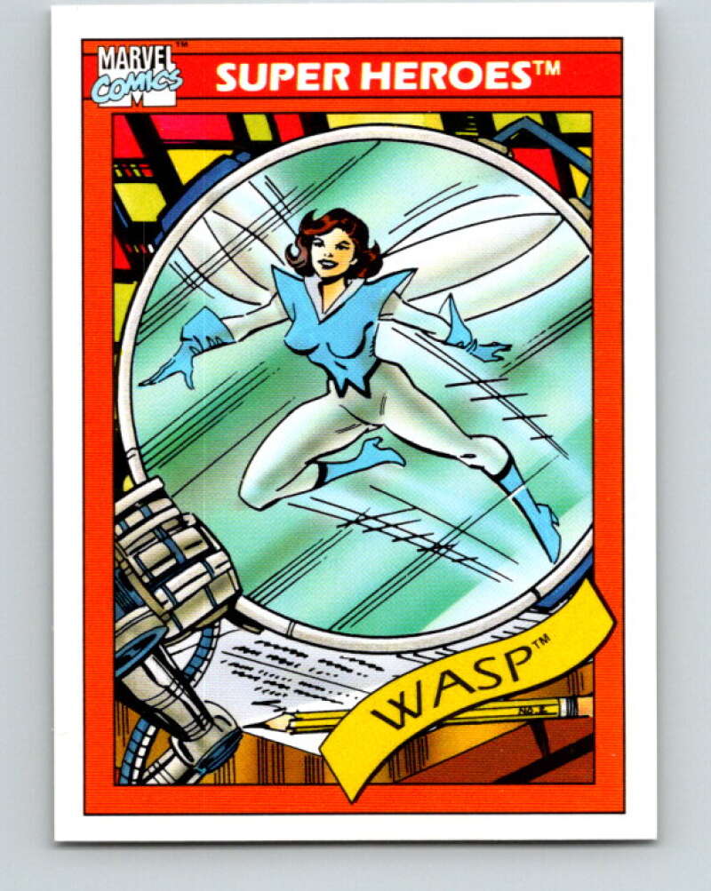 1990 Impel Marvel Universe #51 Wasp V36332
