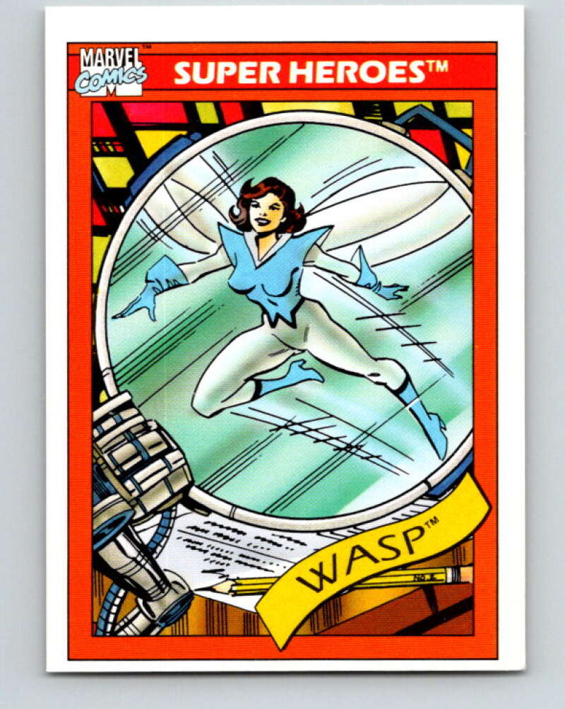 1990 Impel Marvel Universe #51 Wasp V36333