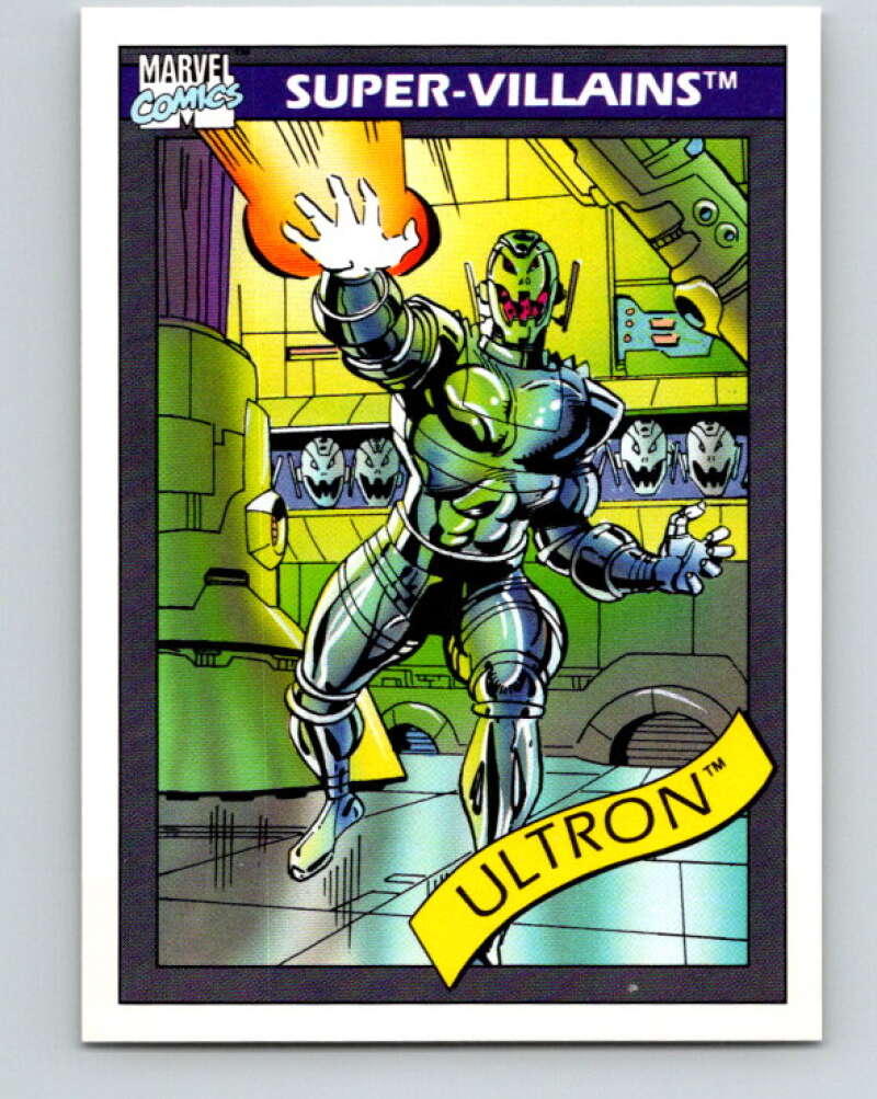 1990 Impel Marvel Universe #61 Ultron V36338