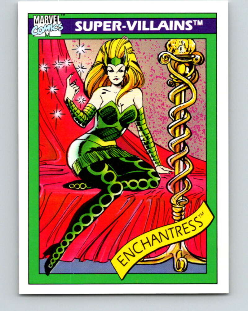 1990 Impel Marvel Universe #62 Enchantress V36340