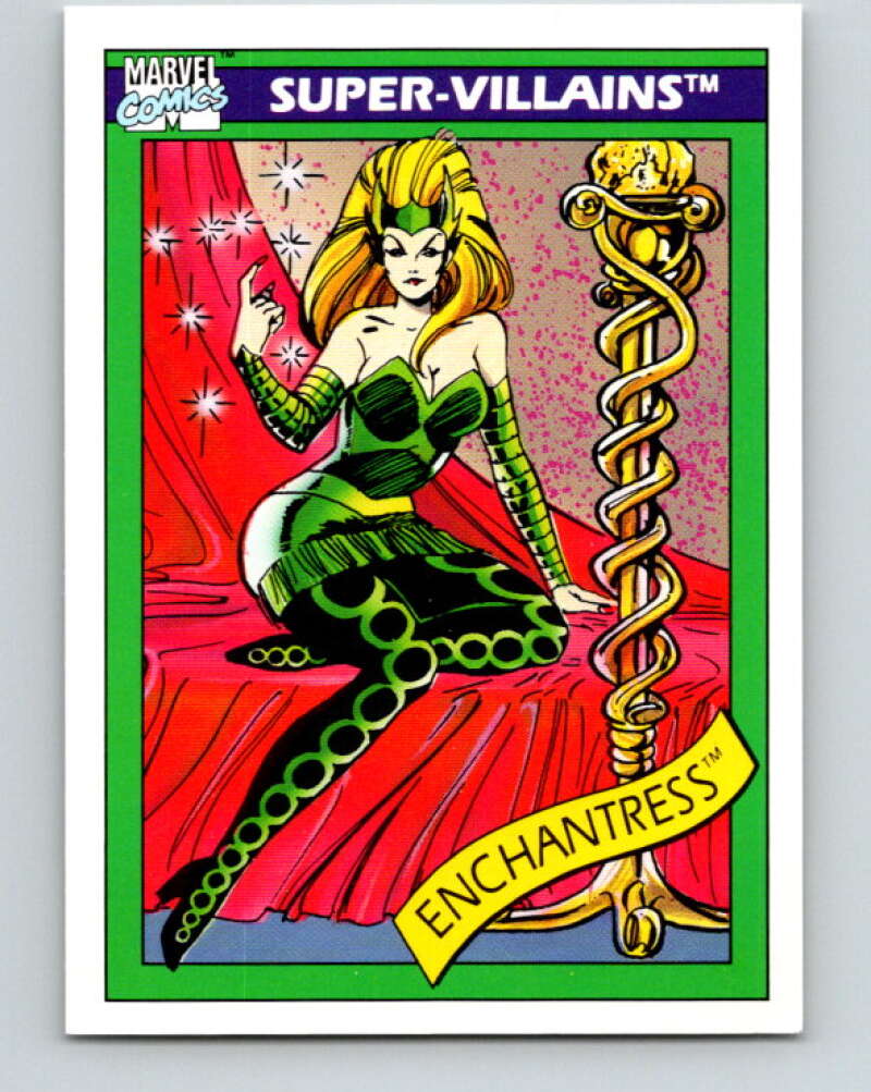 1990 Impel Marvel Universe #62 Enchantress V36342