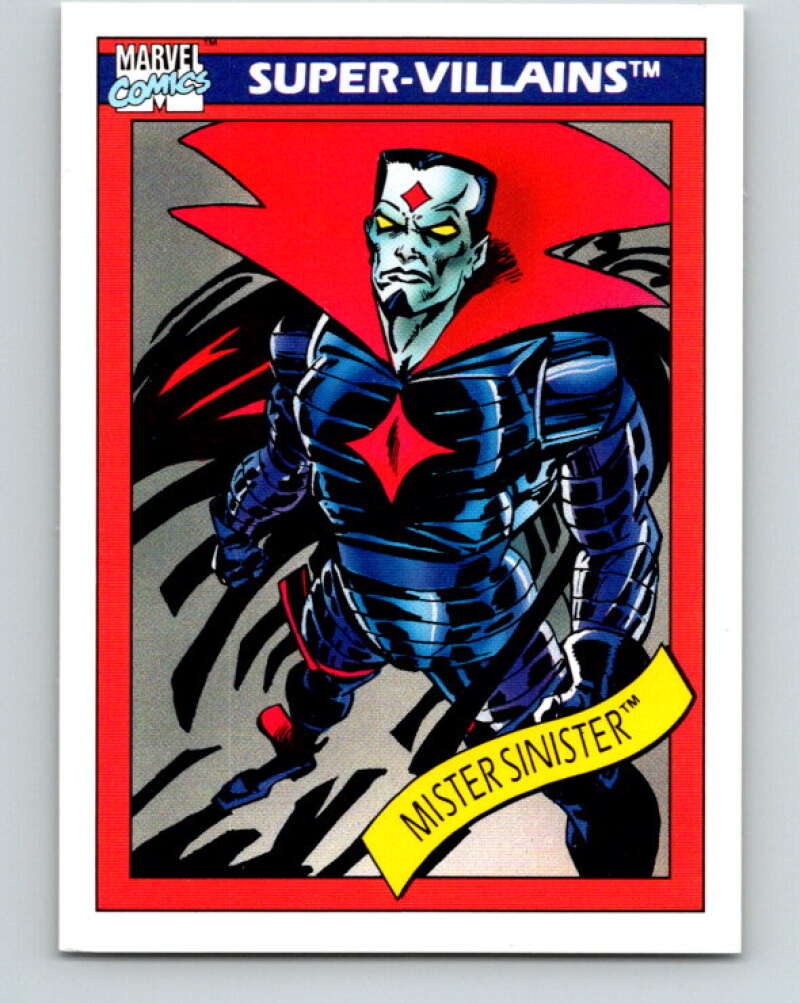 1990 Impel Marvel Universe #65 Mr. Sinister V36344